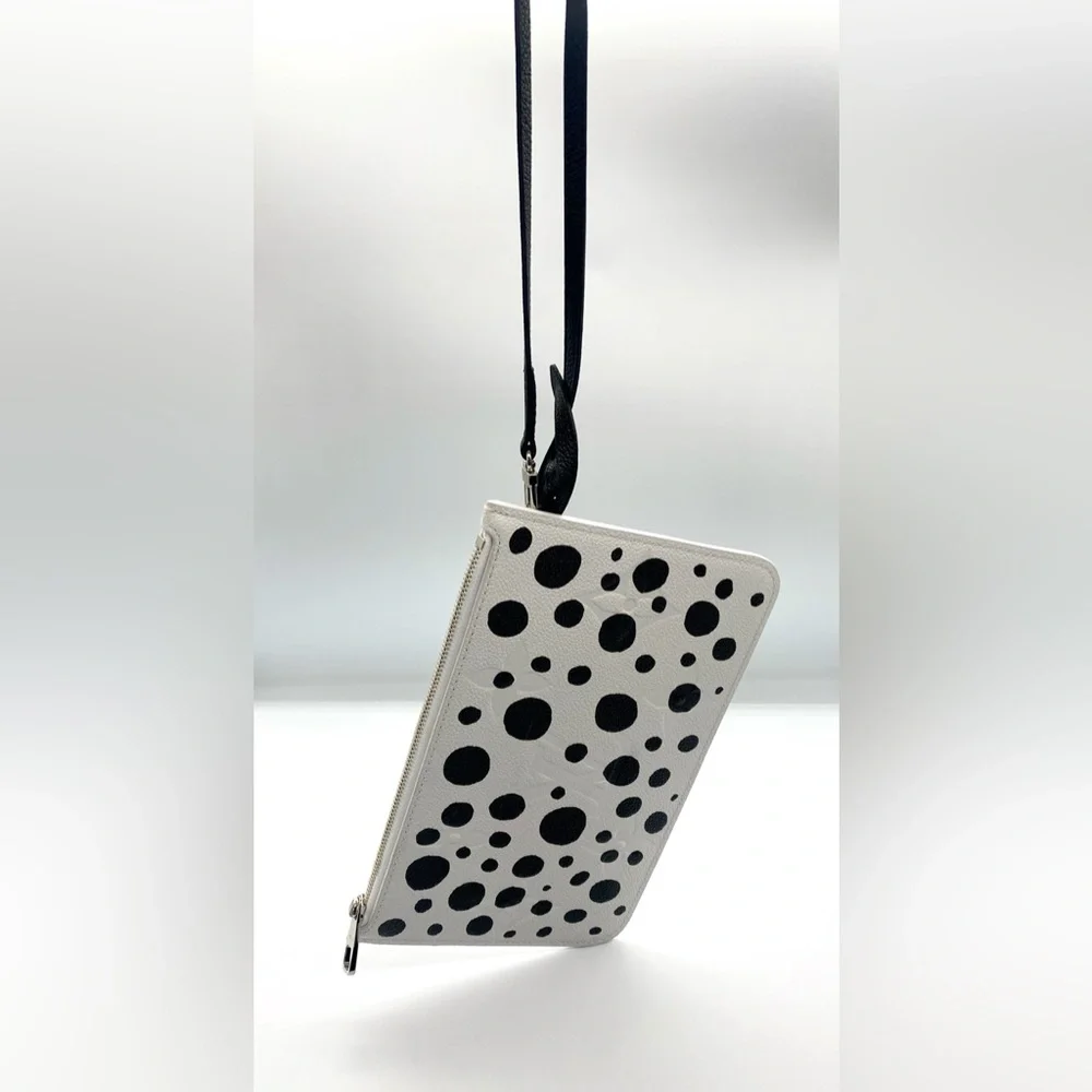 ⭐️LTD⭐️Louis Vuitton X Yayoi Kusama Monogram Empreinte Neverfull Dots Pochette - Picture 15 of 16